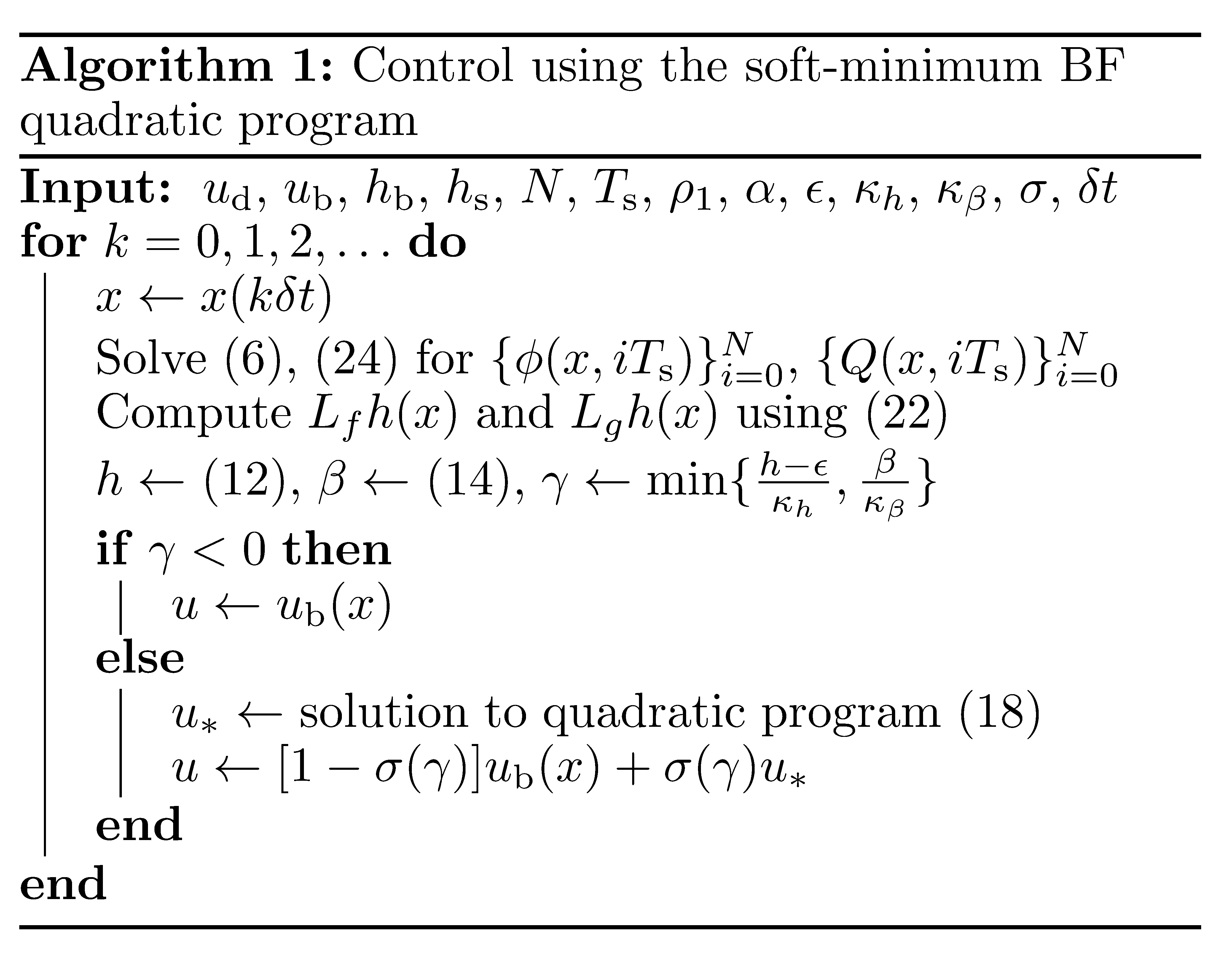 Algorithm Single Backup